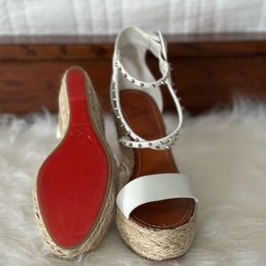 Christian Louboutin Chocazeppa Spikes Espadrille Sandal